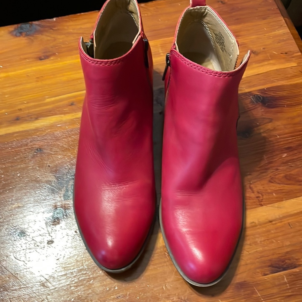 Red Lucky brand Ankle Boots